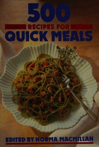 500recipes for quick meals