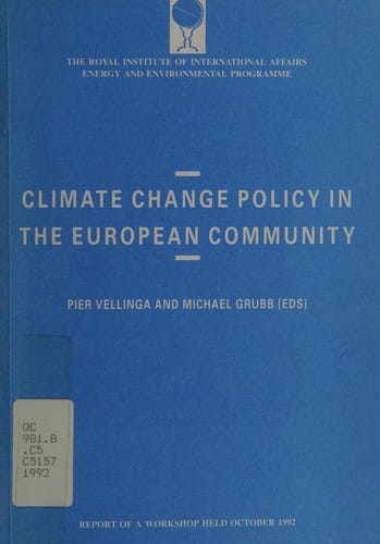 Climate change policy in the European Community