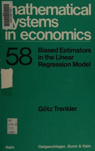 Biased estimators in the linear regression model