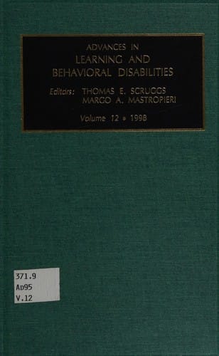 Advances in learning and behavioral disabilities