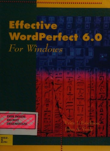 Effective WordPerfect 6.0 for Windows
