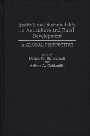 Institutional sustainability in agriculture and rural development