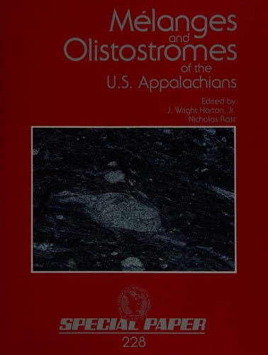 Mélanges and olistostromes of the U.S. Appalachians