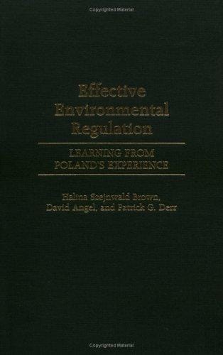 Effective environmental regulation