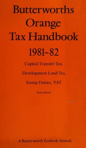 Butterworths orange tax handbook