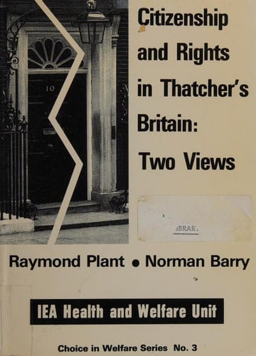 Citizenship and rights in Thatcher's Britain