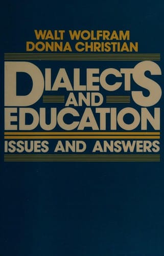 Dialects and education