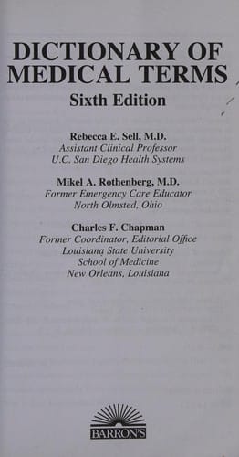 Dictionary of medical terms