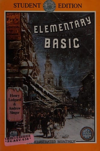 Elementary BASIC, as chronicled by John H. Watson