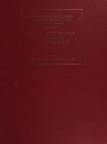 Equity and excellence in education for development