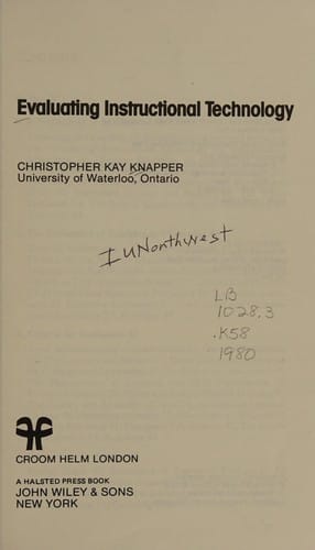 Evaluating instructional technology