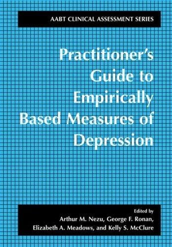 Practitioner's guide to empirically based measures of depression