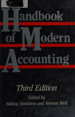Handbook of modern accounting