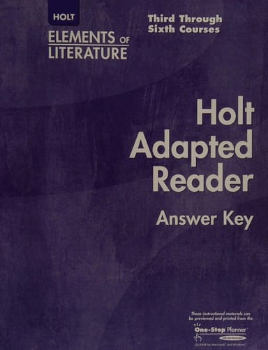 Holt adapted reader