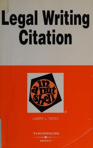 Legal writing citation in a nutshell