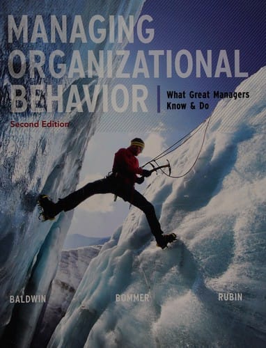 Managing organizational behavior