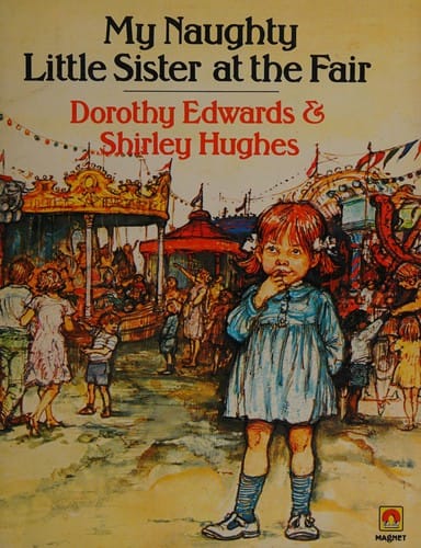 My naughty little sister at the fair