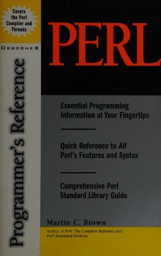Perl programmer's reference