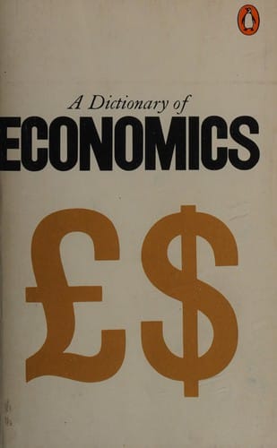 The Penguin dictionary of economics