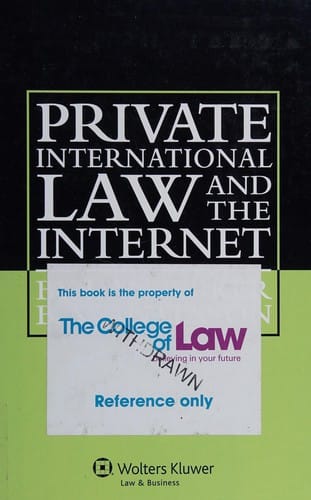 Private international law and the internet