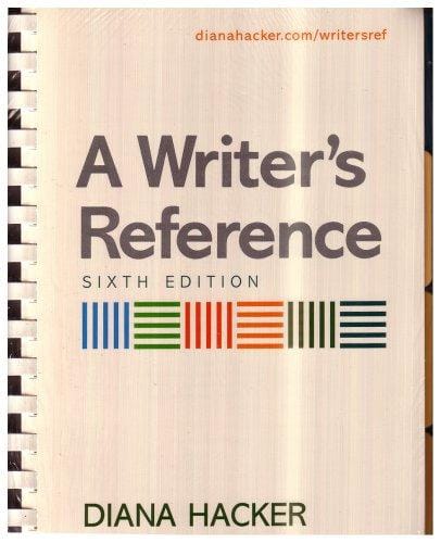 Writer's Reference 6e & MLA Quick Reference Card