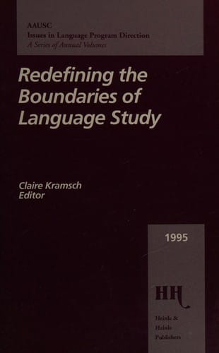 Redefining the boundaries of language study
