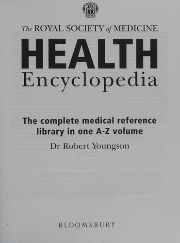 The Royal Society of Medicine health encyclopedia