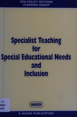 Specialist teaching for special educational needs and inclusion