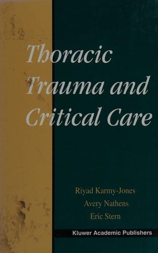 Thoracic trauma and critical care