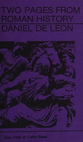 Two pages from Roman history