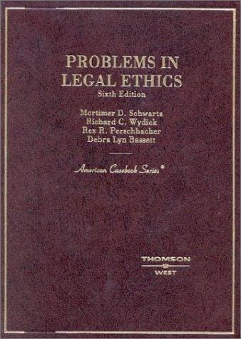 Problems in legal ethics