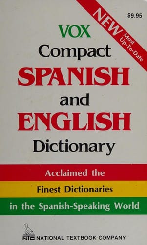 Vox compact Spanish and English dictionary