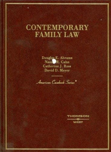 Contemporary family law