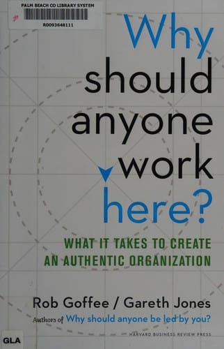 Why should anyone work here?