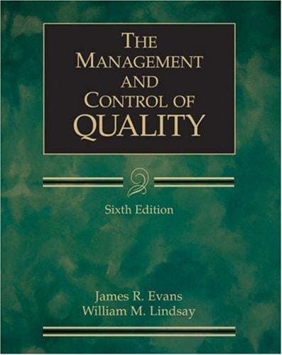 The Management and Control of Quality