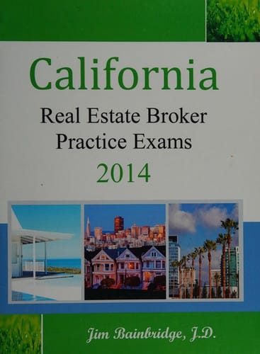 California real estate broker practice exams for 2014
