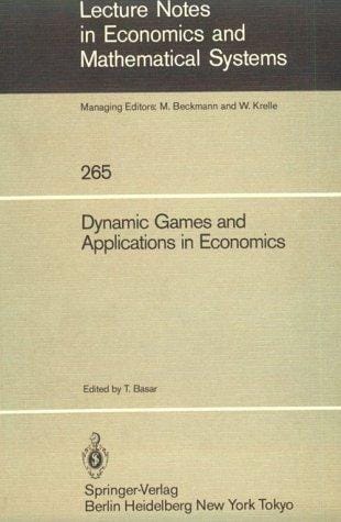 Dynamic games and applications in economics