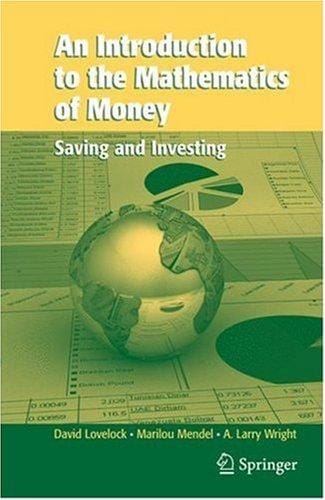 An introduction to the mathematics of money