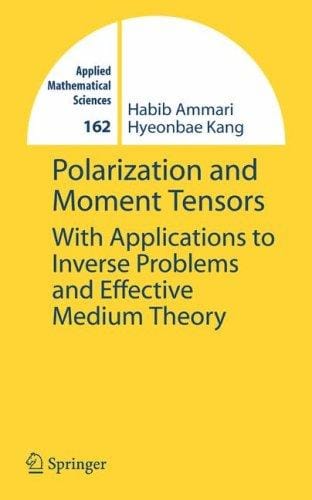 Polarization and moment tensors