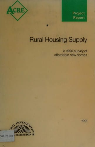 Rural housing supply