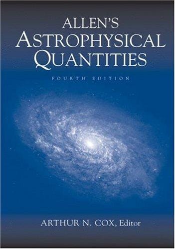 Allen's astrophysical quantities