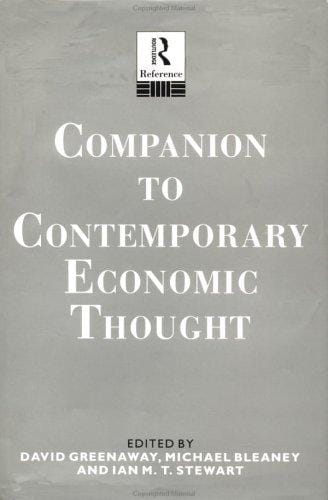 Companion to contemporary economic thought