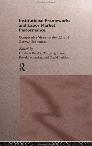 Institutional frameworks and labor market performance