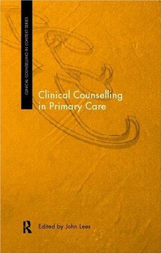 Clinical counselling in primary care