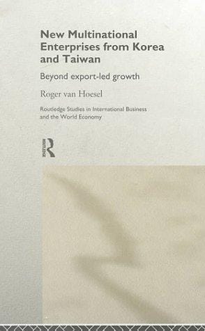 New multinational enterprises from Korea and Taiwan