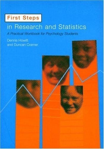 First Steps In Research and Statistics