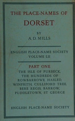 The place-names of Dorset