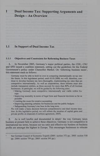 Dual income tax