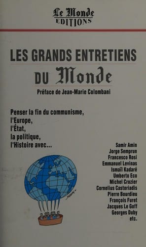 Penser la fin du communisme, l'Europe, l'Etat, la politique, l'histoire
