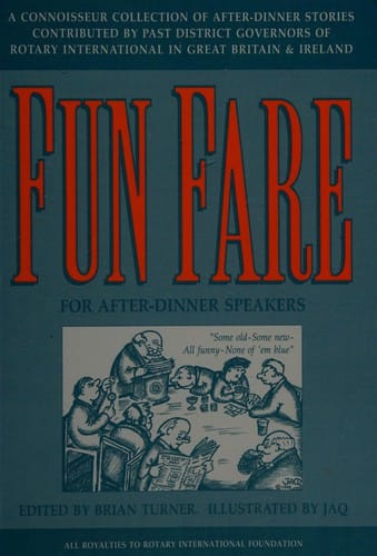 Fun fare for after-dinner speakers